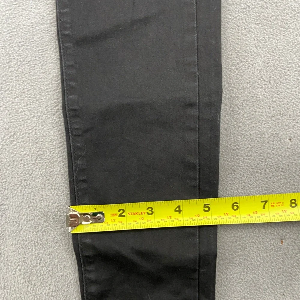 ana A New Approach Black Mid-Rise Jeggings Skinny Pants Womens Size 2‎